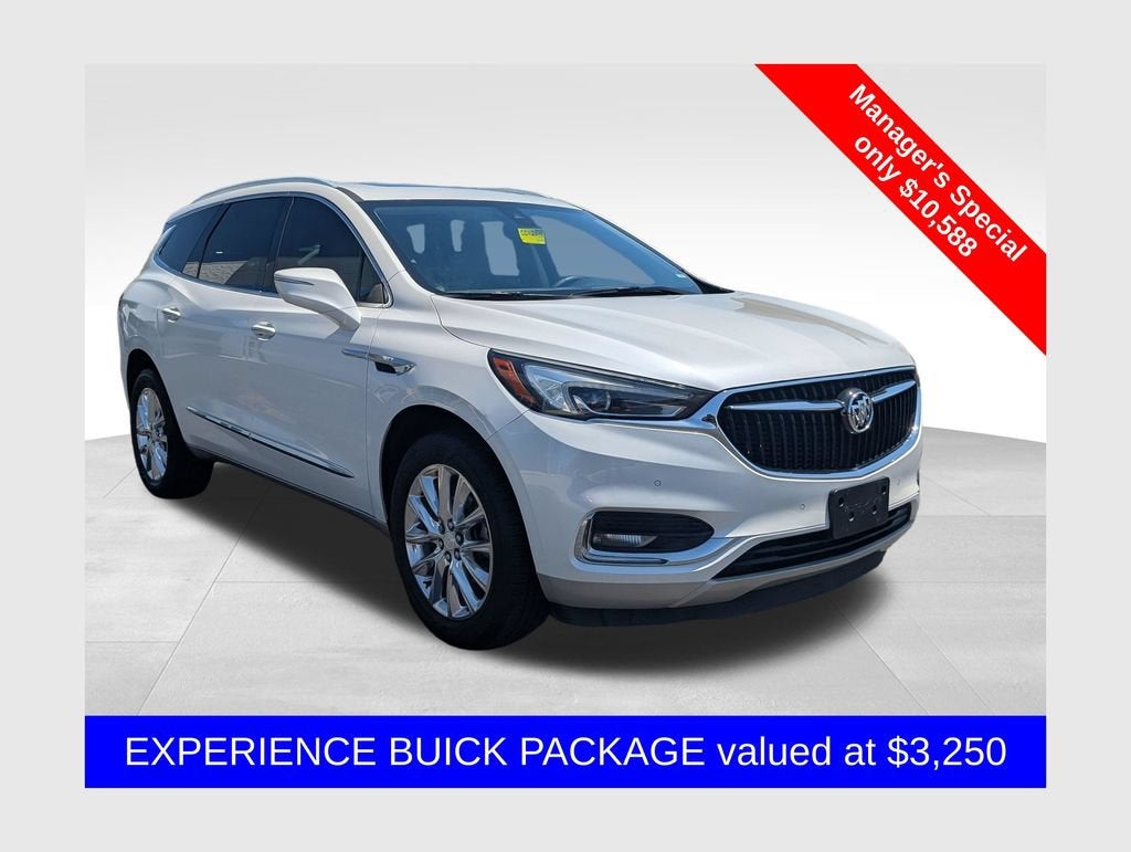 2018 Buick Enclave Premium in Includes Satin Nickel Lower Exterior Accent Color. — front three-quarter view